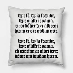 Havamal Pillow