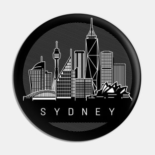 Sydney Australia Skyline Pin