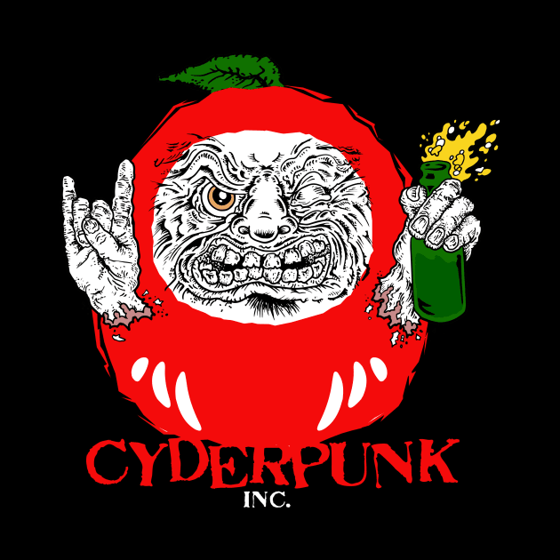 CYDERPUNK DARUMA black by CYDERPUNK-INC.