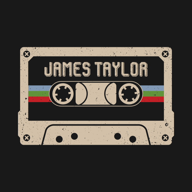 James Taylor Vintage Cassette Tape by Horton Cyborgrobot