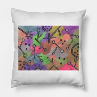 Tribute to Klee VIII Pillow