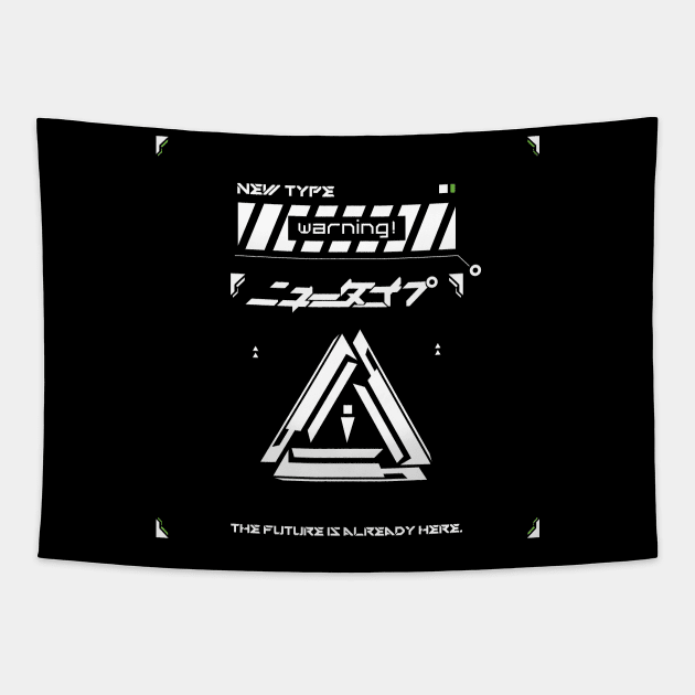 Futuristic teachwear Tapestry by Dnz