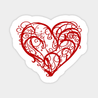 Eternal Love - Red Heart Design Magnet