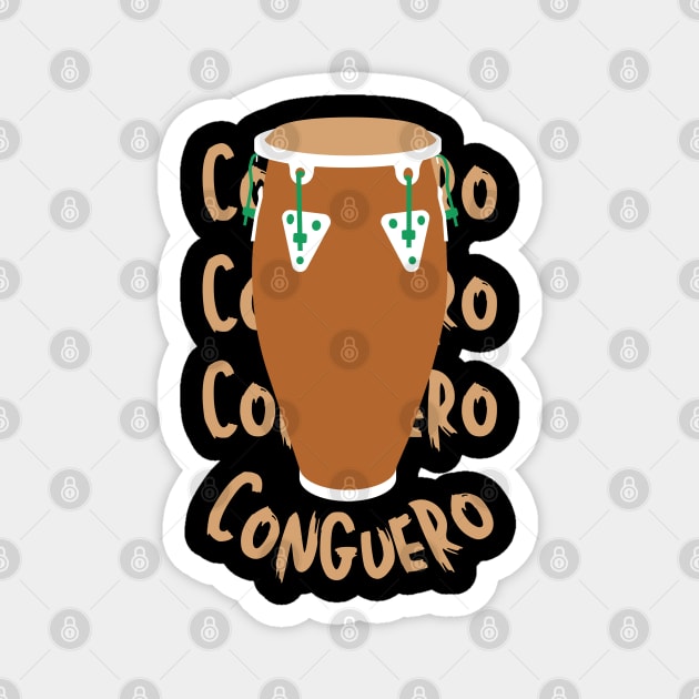 Conguero Magnet by The WYLD Tribe