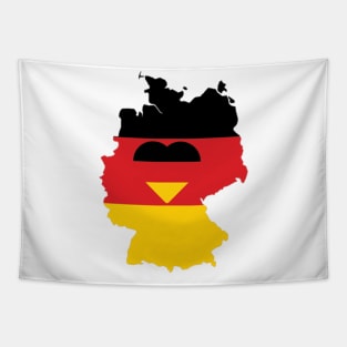 Germany in the heart Tapestry