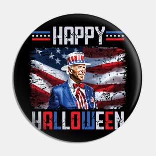 Happy Halloween Confused Joe Biden Pin