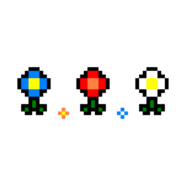 Forager Pixel Flowers by kendi64