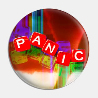 Panic Dont Panic Pin