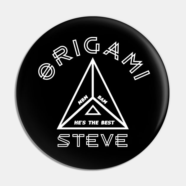 Origami Steve Pin by usernate