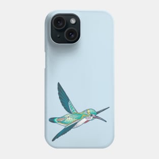 Mandala Hummingbird Phone Case