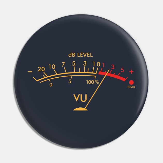 VU meter - gift idea for retro music lovers, audio engineers, musicians, disco, techno music fans, dj, 80s, 90s, best for birthday, christmas gift, cassette, vinyl, records, collectors gift, Pin by Fanboy04