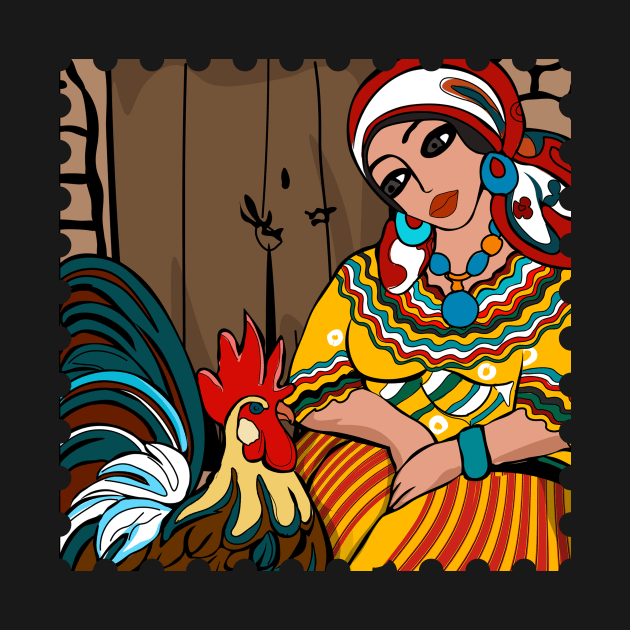 woman Kabyle by Stamp