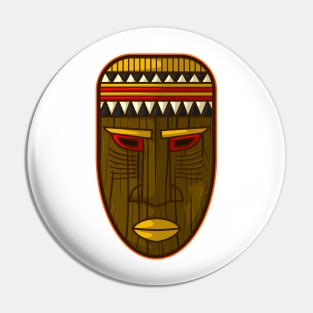 An anciente african tribal mask design Pin