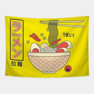 I Love Noodles Ramen Bowl Tapestry