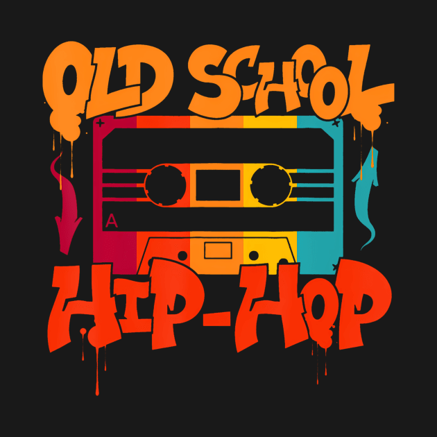 Retro Old School Hip Hop 80s 90s Graffiti Cassette by deptrai0023