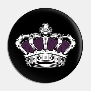 Crown - Purple Pin