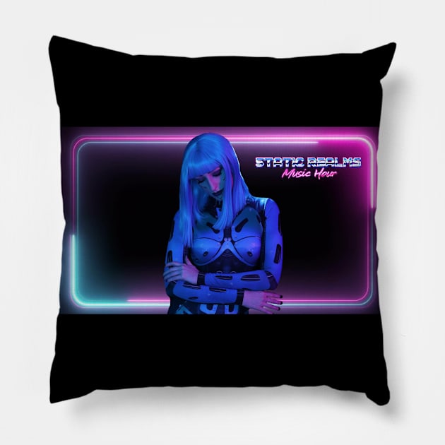 El3cTr1sh.2085 SRMH logo Pillow by Electrish