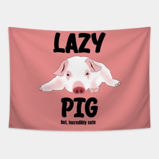 Lazy Pig Tapestry