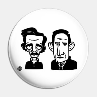 Poe Lovecraft design Pin