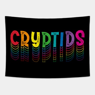 CRYPTIDS (rainbow) Tapestry