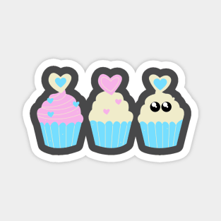 Kawaii cupcakes Magnet