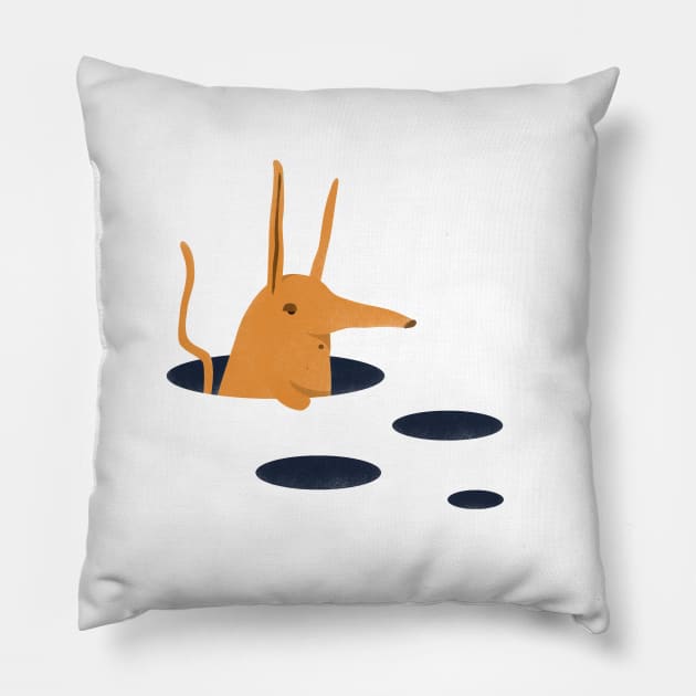 Mister sleep-head Pillow by EglePlytnikaite