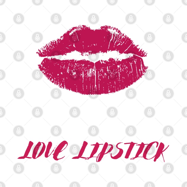 Love lipstick drippy hoodies dripping design by Maroon55