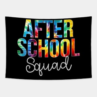 After School Squad Tie Dye Appreciation Day Back To School Tapestry