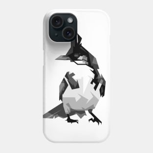 glatics bird in grayscale Phone Case