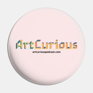 ArtCurious Logo_Pink Background Pin