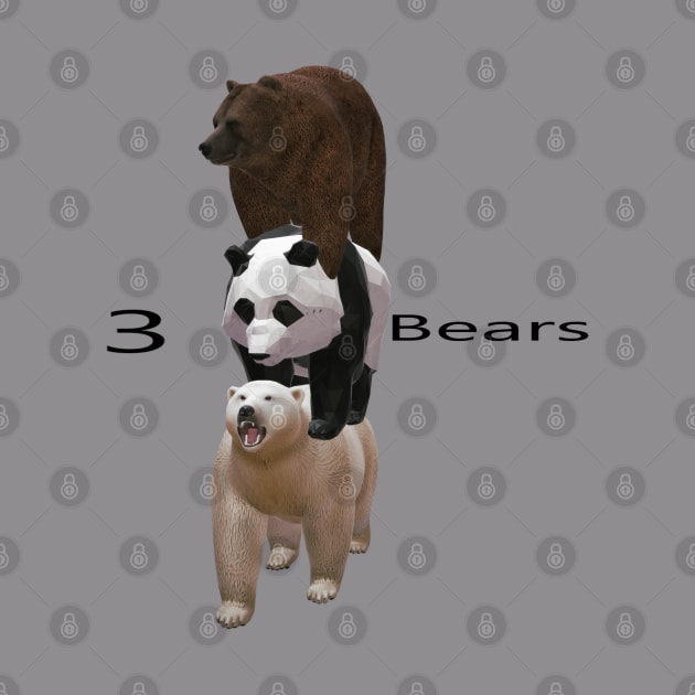 3 bears by Uberhunt Un-unique designs