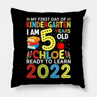 My First Day of Kindergarten Pillow