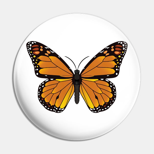 Cute Colorful Butterfly Pin by Pet & Nature Lovers