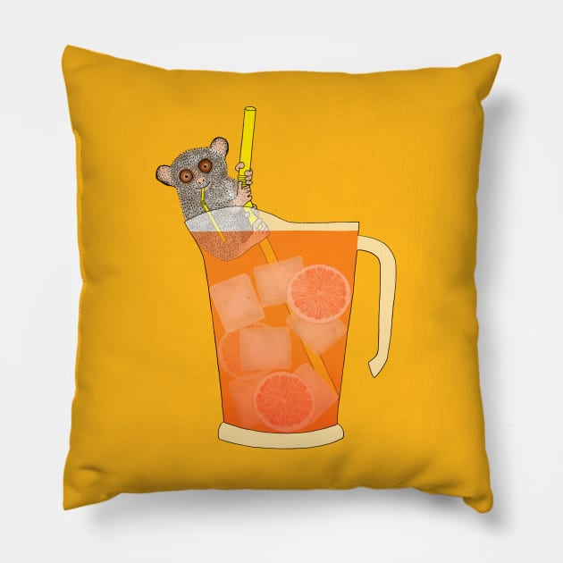 Sippin on Gin and Juice Pillow by martinascott