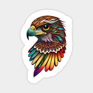 Falcon Vector Illustration Magnet