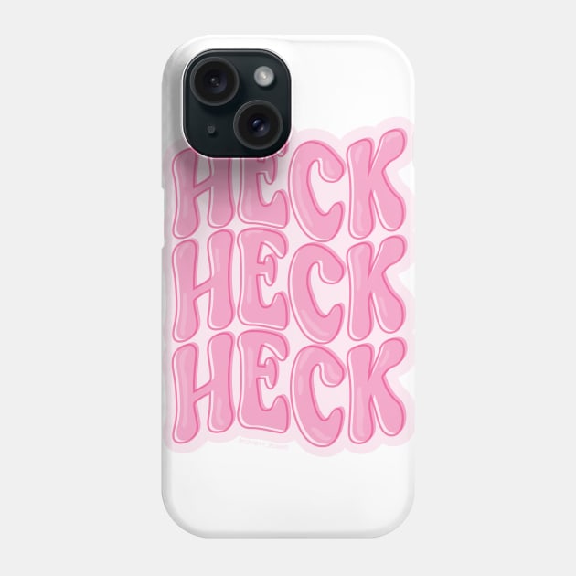 Triple Heck (Pink) Phone Case by Squibzy
