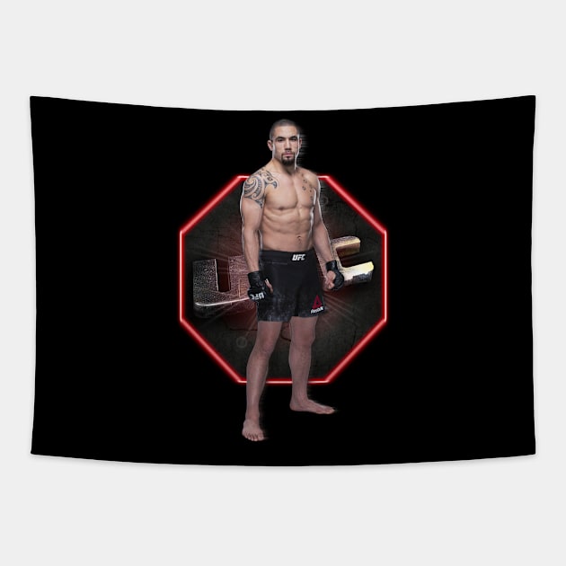 Robert Whittaker | UFC Fighter | 9 Tapestry by Semenov