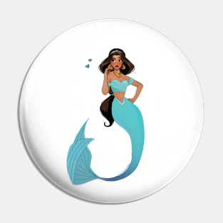 Arabian Mermaid Pin