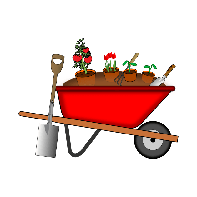 Red Wheelbarrow by NiftyGaloot