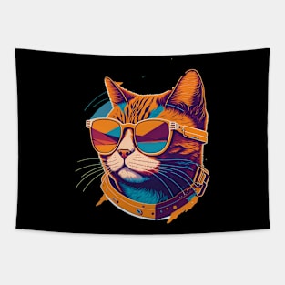 Cool Cat Kitten Lover Tapestry