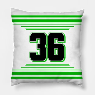 Ryan Huff #36 2024 NASCAR Design Pillow