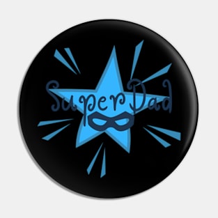 Superdad Masked Pin