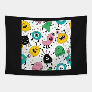 Cute Monsters Tapestry