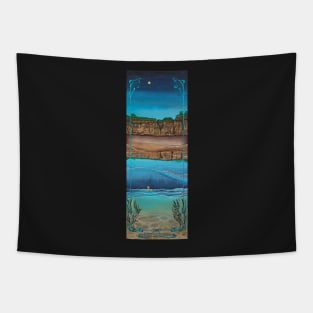 Torrey Pines Beach by Julie Ann Stricklin Tapestry