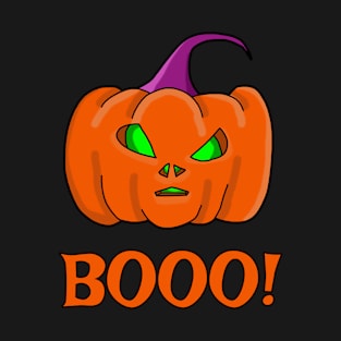 Halloween Alien Pumpkin Booo T-Shirt