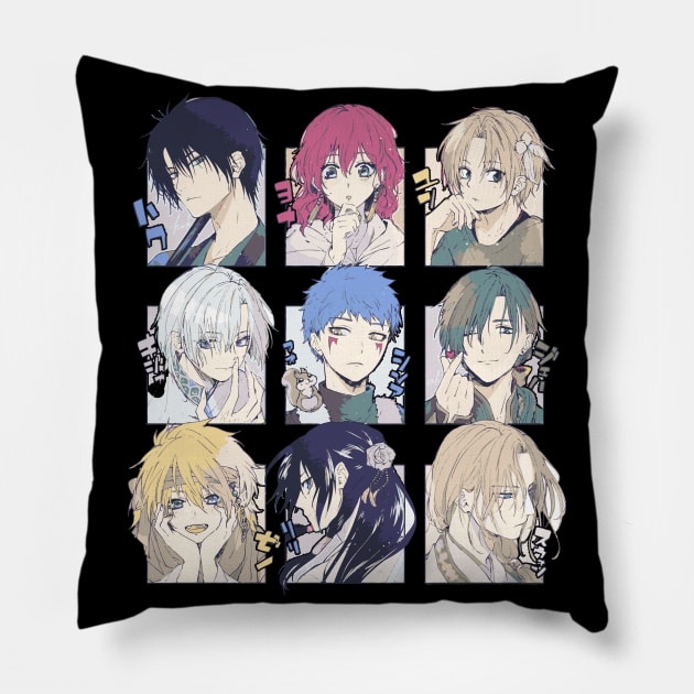 shina of the dawn characters Pillow by Sparkledoom