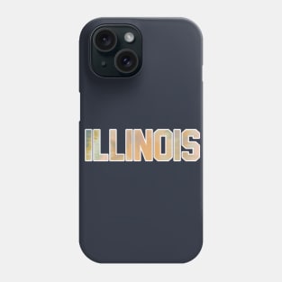 Illinois Jersey Letter State Tie Dye Pastel Phone Case