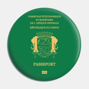 Republic of Congo passport Pin
