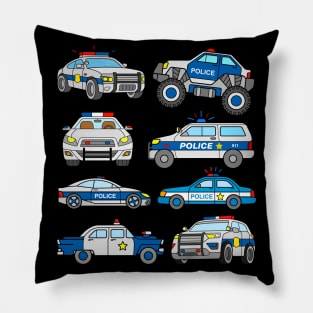 Police Cars Pillow