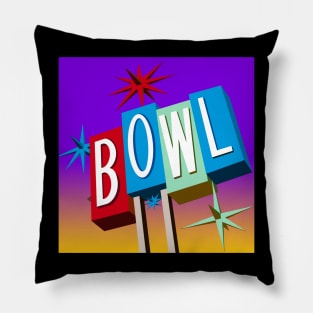 Bowl Sign, Background 2 Pillow